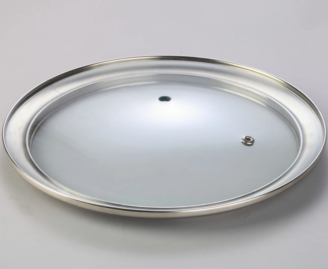 Universal Round Glass Lid with Wide Rim for Cookware Sets