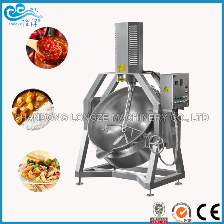 Industrial Hot Sale Chicken Sauce Cooking Mixer Machine Cooking Kettle with Mixer Cooking Pot Making Machine