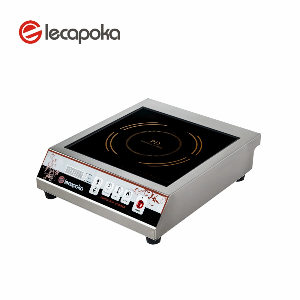 Stainless Cooktop 3500W Induction Cooker Cooktop Burner Commercial Best Portable Induction Cooktop