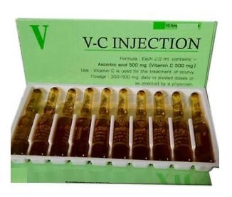 Ascorbic Acid Injection, GMP Certified Bp Vitamin C Injection 500mg: 5ml