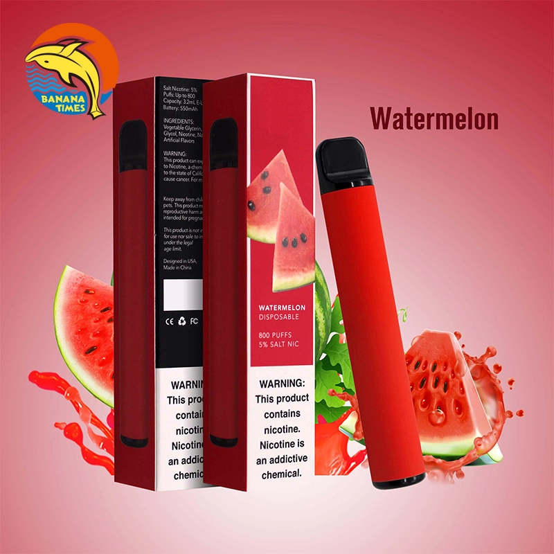 Bananatimes Chinese Supplier 800puffs 650mAh Electronic Cigar with Vitamins