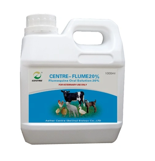 Veterinary Drug of 20% Flumequine Solution for Cattle Sheep Goats
