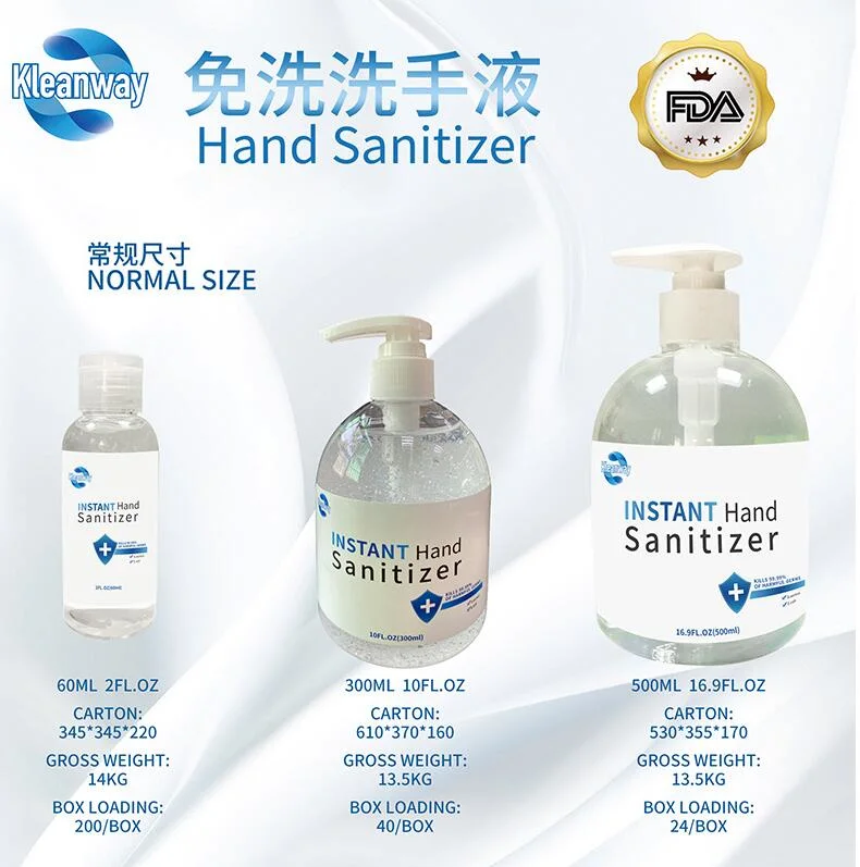 75% Alcohol Antibacterial Antibacterial Hand Gel Stock 300ml