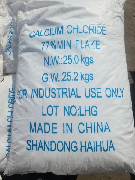74% / 77% Flakes Calcium Chloride Dihydrate as Snow Melting Agent