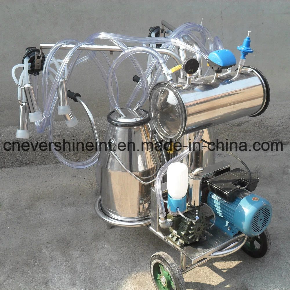 Milker Goats Electric Milking Machine *2cows Vacuum Pump 304L Stainless