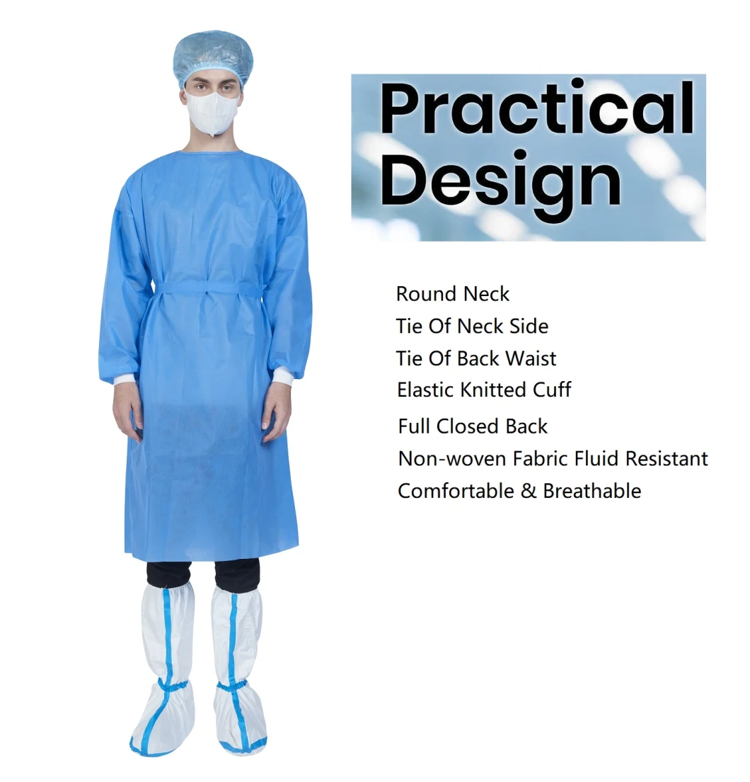 Seven Brand New Products Single Use Non-Woven Surgical Isolation Suit Protective Gown Clothing Health Products