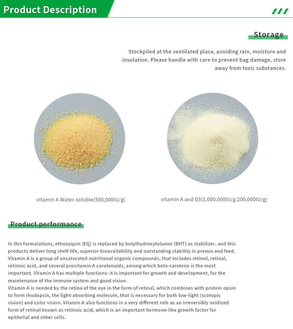 Vitamin a Feed Grade Feed Additives for Cattle with Famiqs