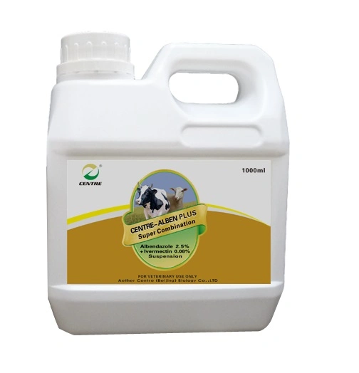 High Quality 2.5%Albendazole+0.08% Ivermectin Oral Suspension (Animal drug)
