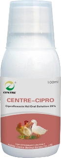 Veterinary Drug of 10%, 20% Ciprofloxacin Solution for Poultry