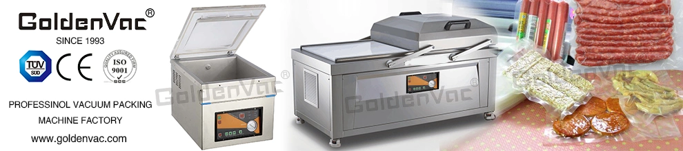 Single Chamber Vacuum Sealer Packaging Machine for Apparel Food Beverage Commodity Chemical
