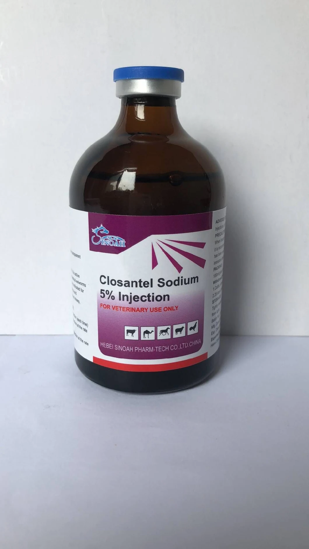 Closantel Sodium Injection 5%/Veterinary Medicines/GMP