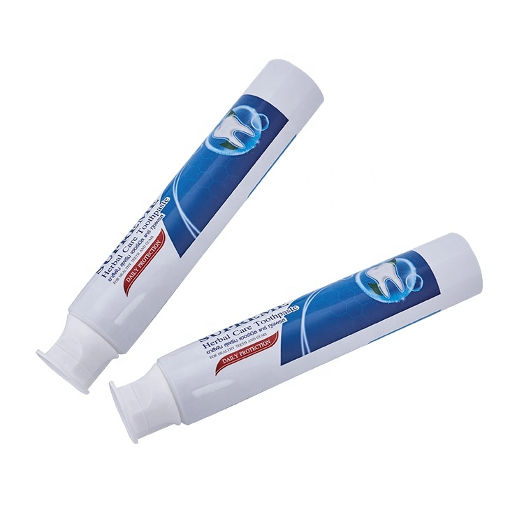 Customized Toothpaste Packaging Cosmetic Abl Soft Collapsible Aluminum Plastic Laminated Tube