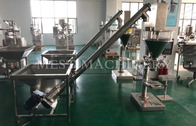 Semi Automatic Dry Chemical Powder Filling Machine with Touch Screen