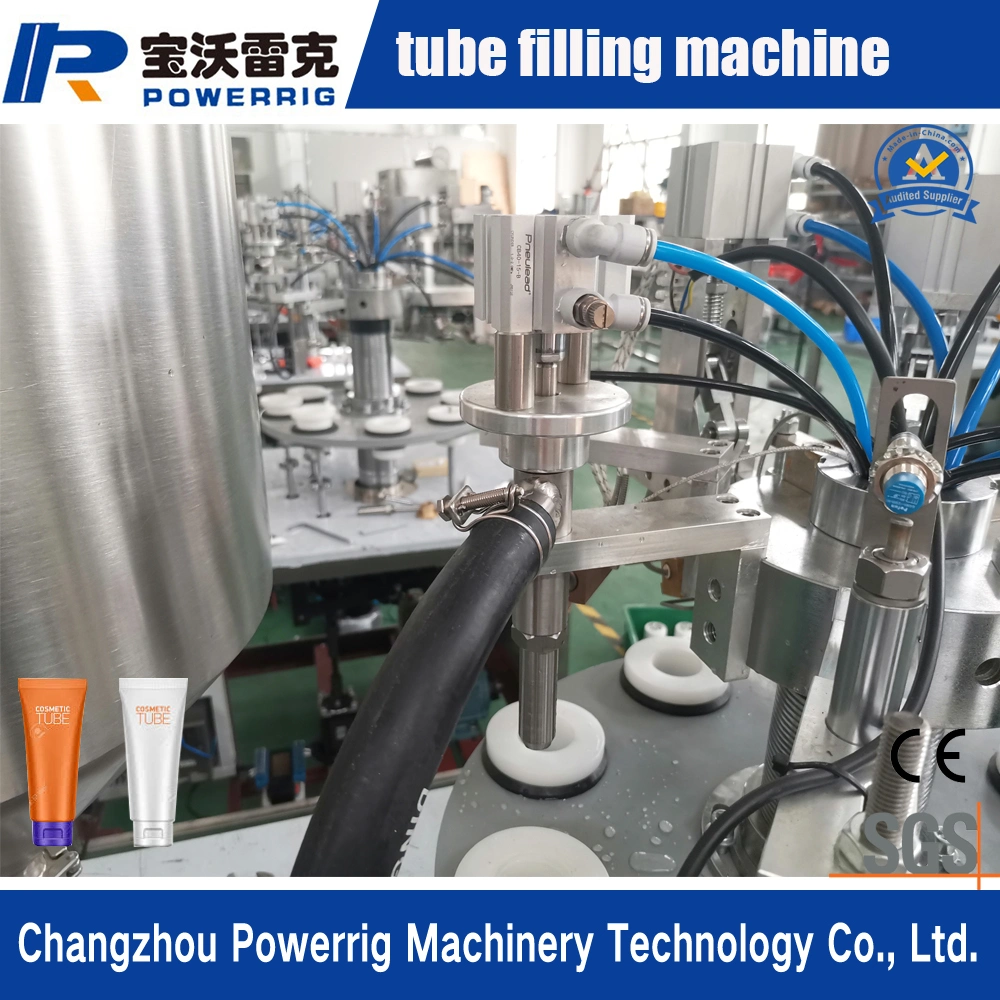 Automatic Plastic Laminated Toothpaste Soft Tube Filler Filling Sealing Machine