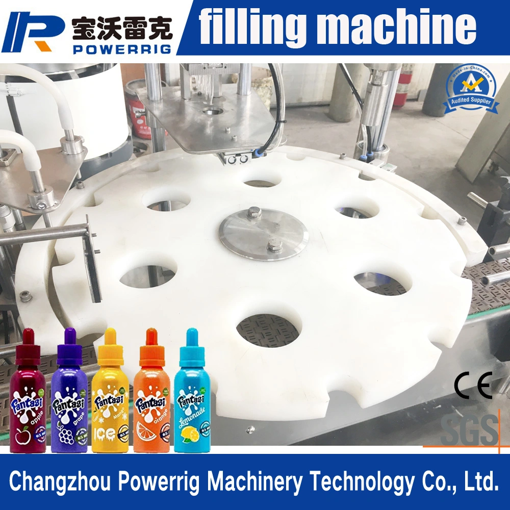 Small Oil Glass Bottle Filling and Capping Machine