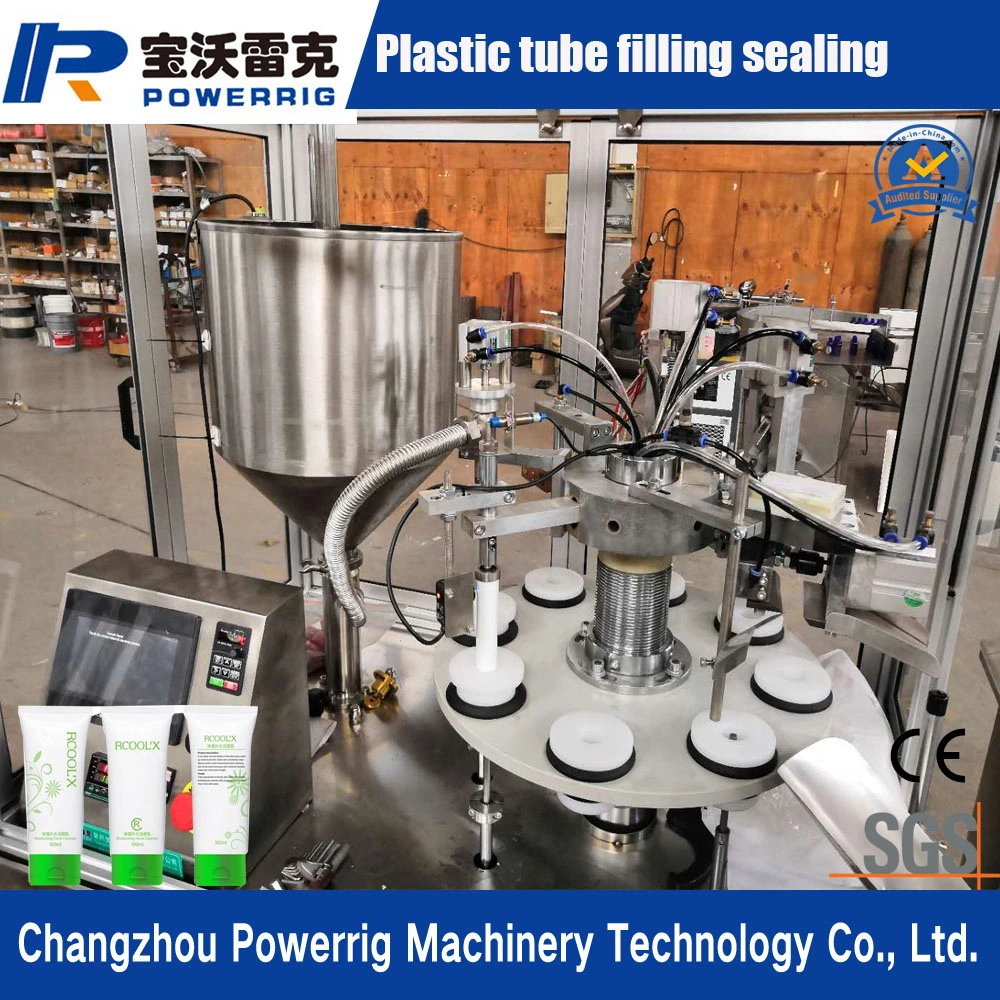 Cosmetic Toothpaste Soft Plastic Tube Filling Sealing Machine