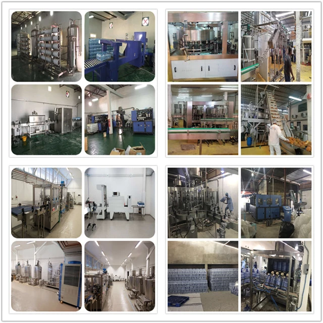 Automatic Liquid Pure Mineral Water Fruit Juice Carbonated Soft Drink Processing Bottling Machine Pet/Glass Bottle Washing Filling Capping and Packaging Machine