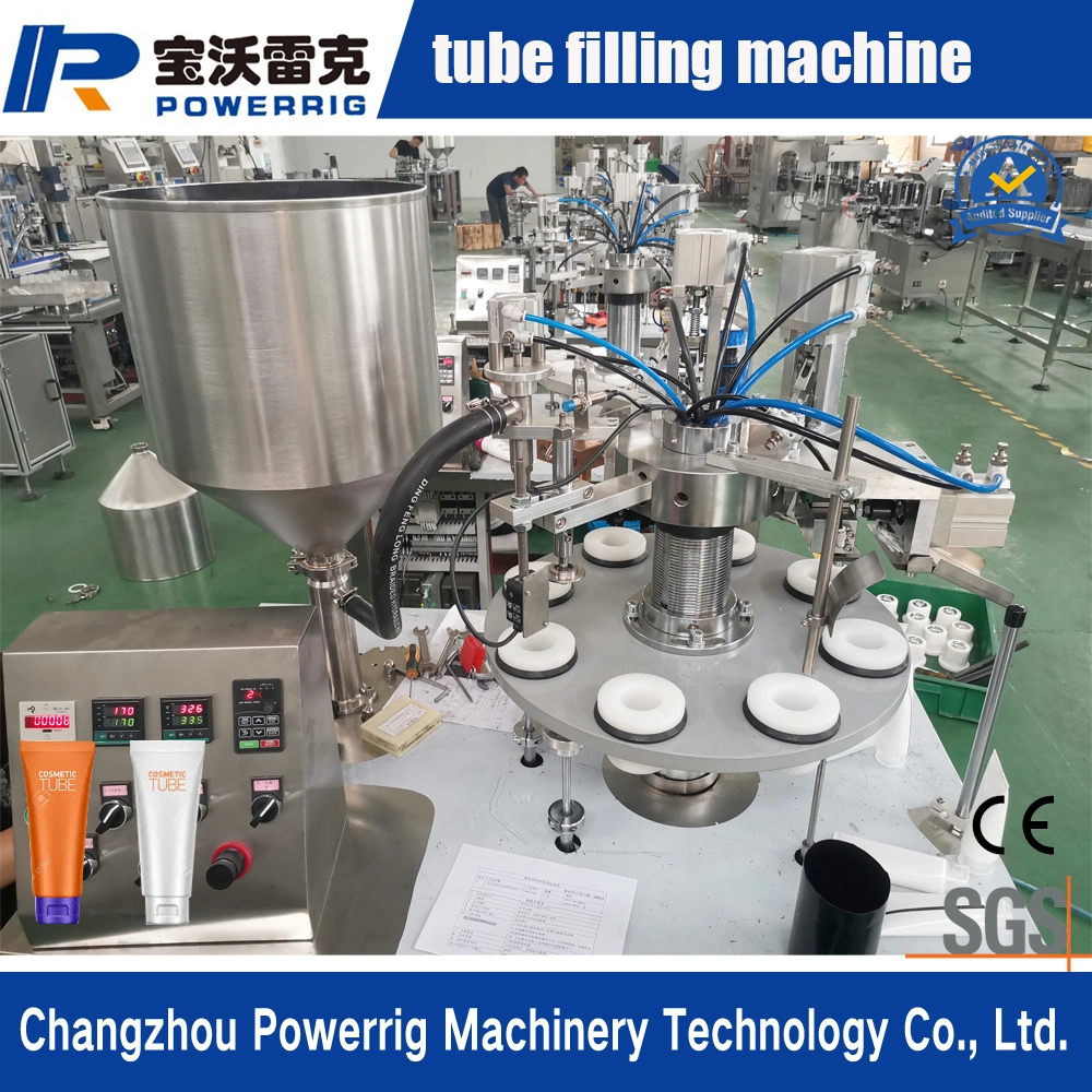 Automatic Plastic Laminated Toothpaste Soft Tube Filler Filling Sealing Machine