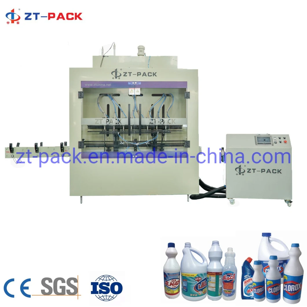 Corrosive Liquid Filler Automatic Bleach Filling Machine Bottle Liquid Filling Packing Line Sanitizer Filling Line