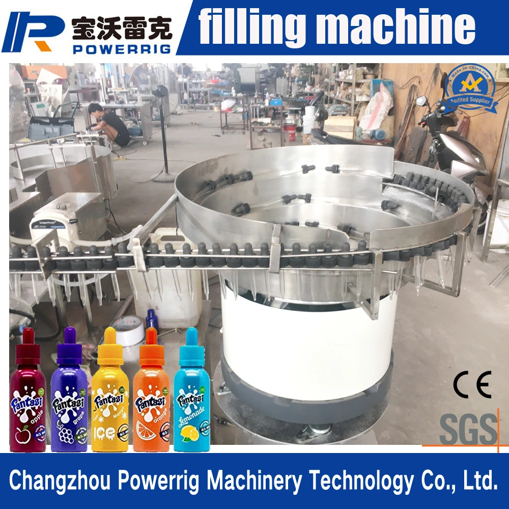 Touch Screen Control E-Liquid Dropper Bottle Filling Capping Machine with Factory Price