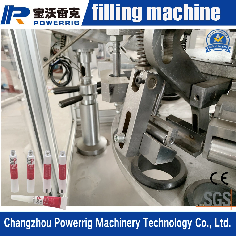 High Performance Semi Automatic Aluminum Tube Filling Sealing Machine with Speed 20-30 Tubes Per Minute