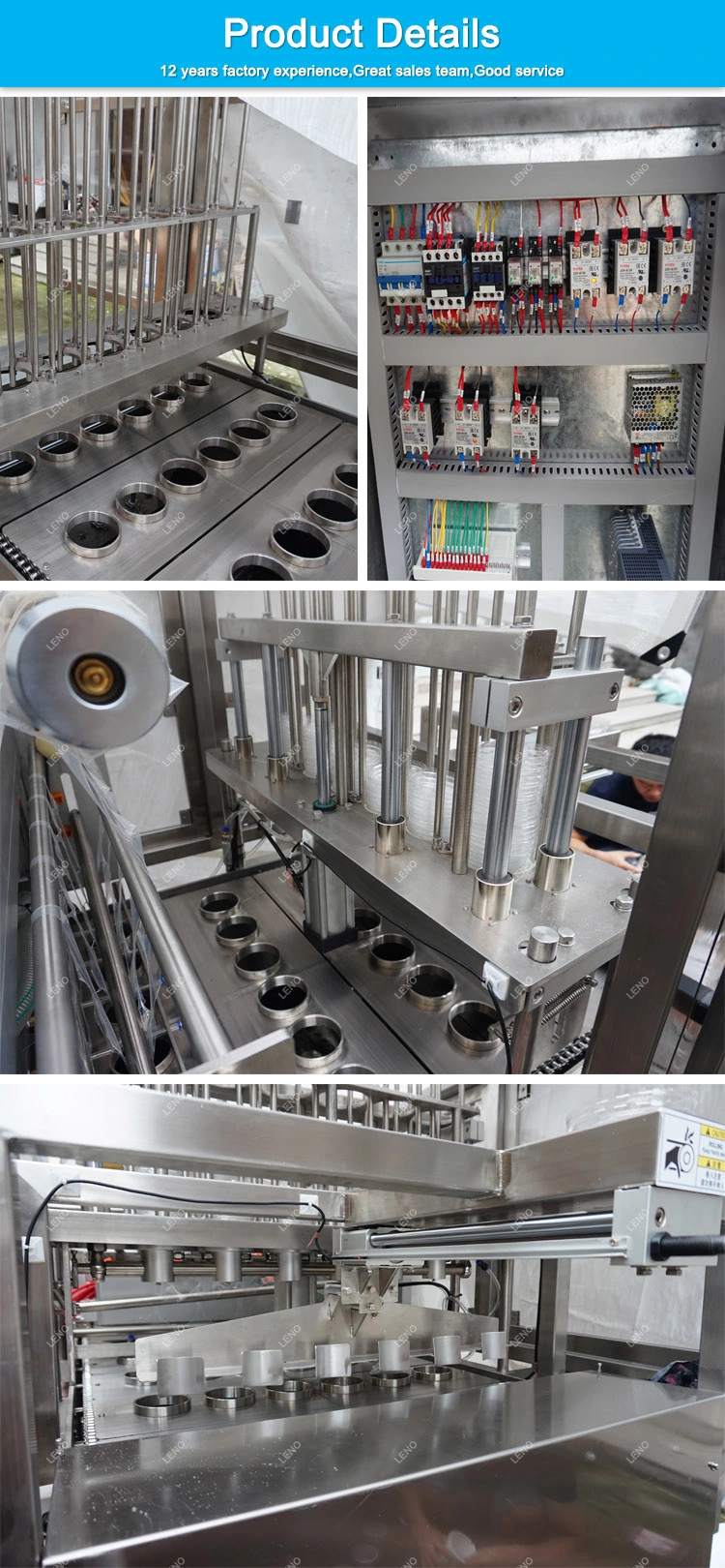 Automatic Yogurt Pure Water Cup Liquid Filling Sealing Machine