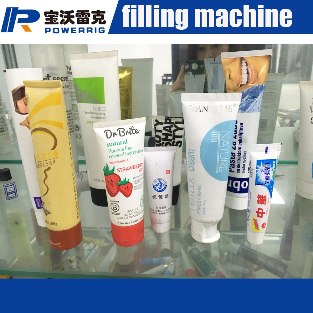 Small Automatic Cosmetic Cream Plastic Tube Filling and Sealing Machine