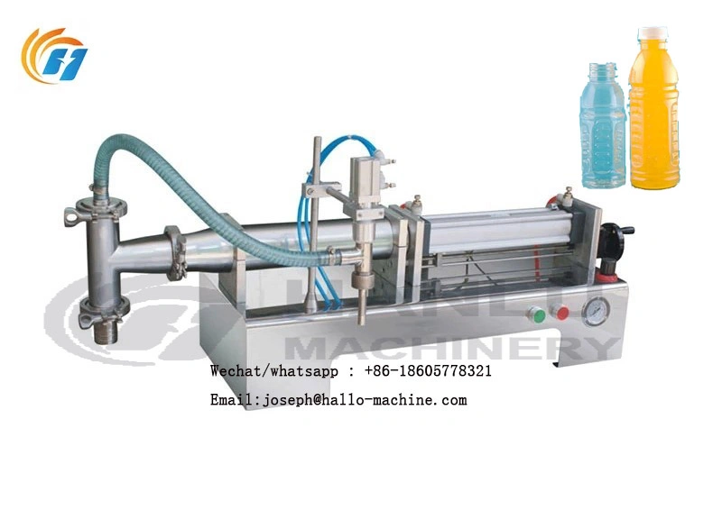 Semi Auto Table Liquid Filling Machine Pneumatic Liquid Filler
