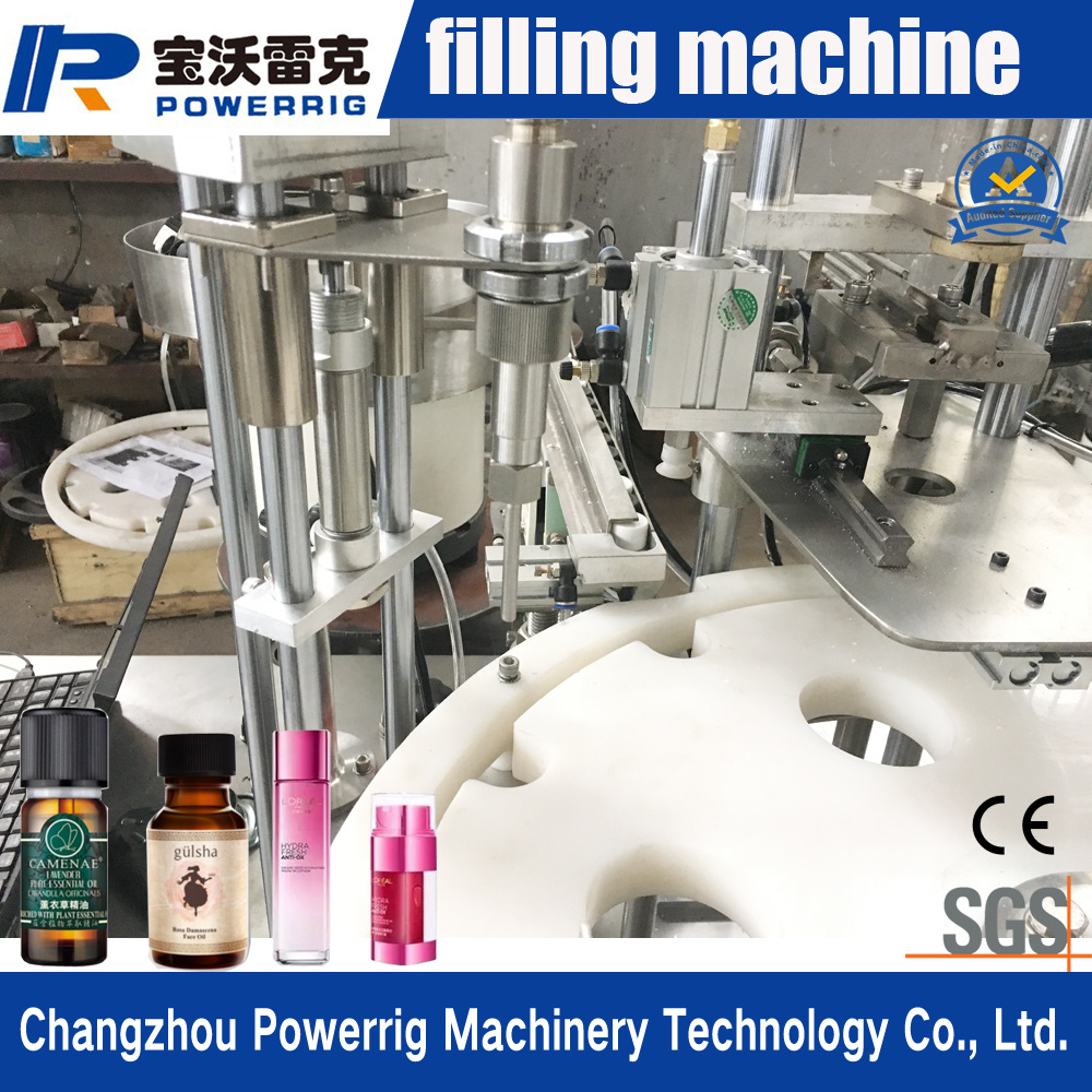 Ce Certification Small Bottle Lotion Filling Capping Machine Round Bottle Filling Capping Machine