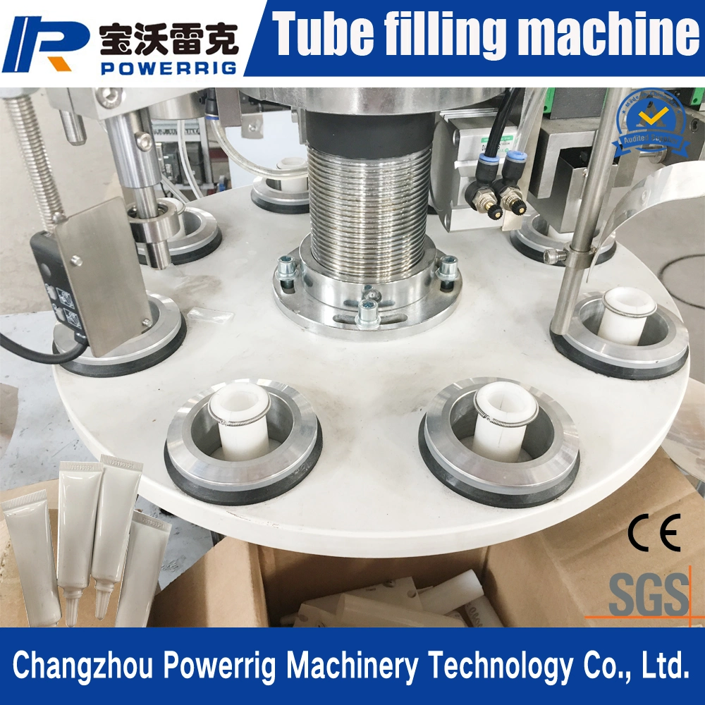 Semi Automatic Soft Tube Filling Sealing Machine for Cream Paste and Ointment