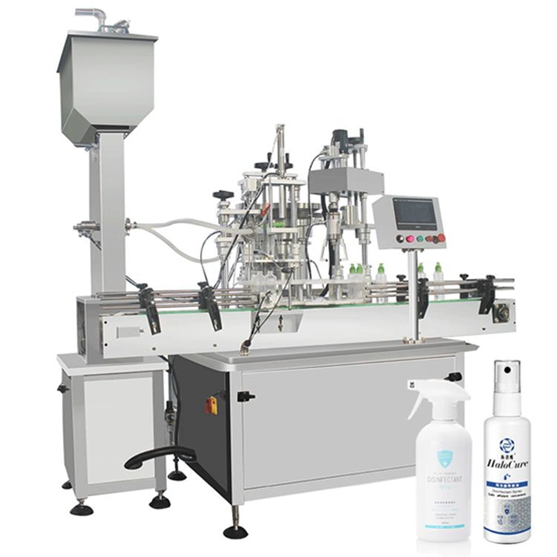 Automatic Bottle Vial Liquid Filling and Capping Machine