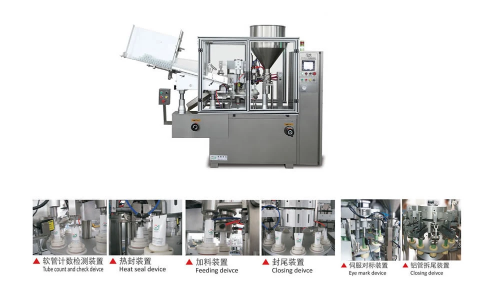 GF-400f/L Automatic Tube Filling and Sealing Machine
