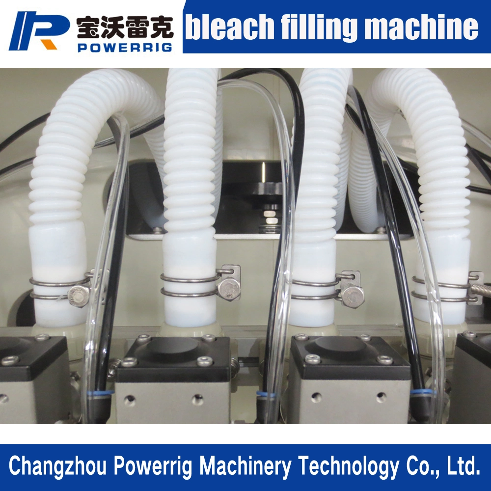 Widely Used Automatic Liquid Filling Machine Used for Bleach Acid and Corrosive Liquid