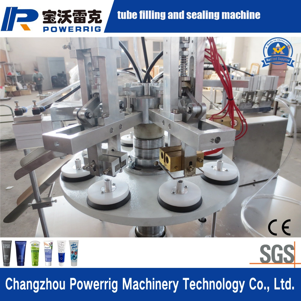 Semi Automatic Cream and Skin Care Products Tube Filling Sealing Packaging Machine