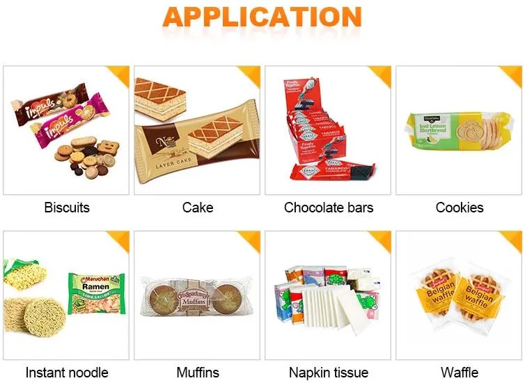 Chocolate Coated Wafer Packaging Machine/ Flow Wrapper/ Flow Wrap Machine/ Flowpacker/ Packaging Machine/ Packing Machine
