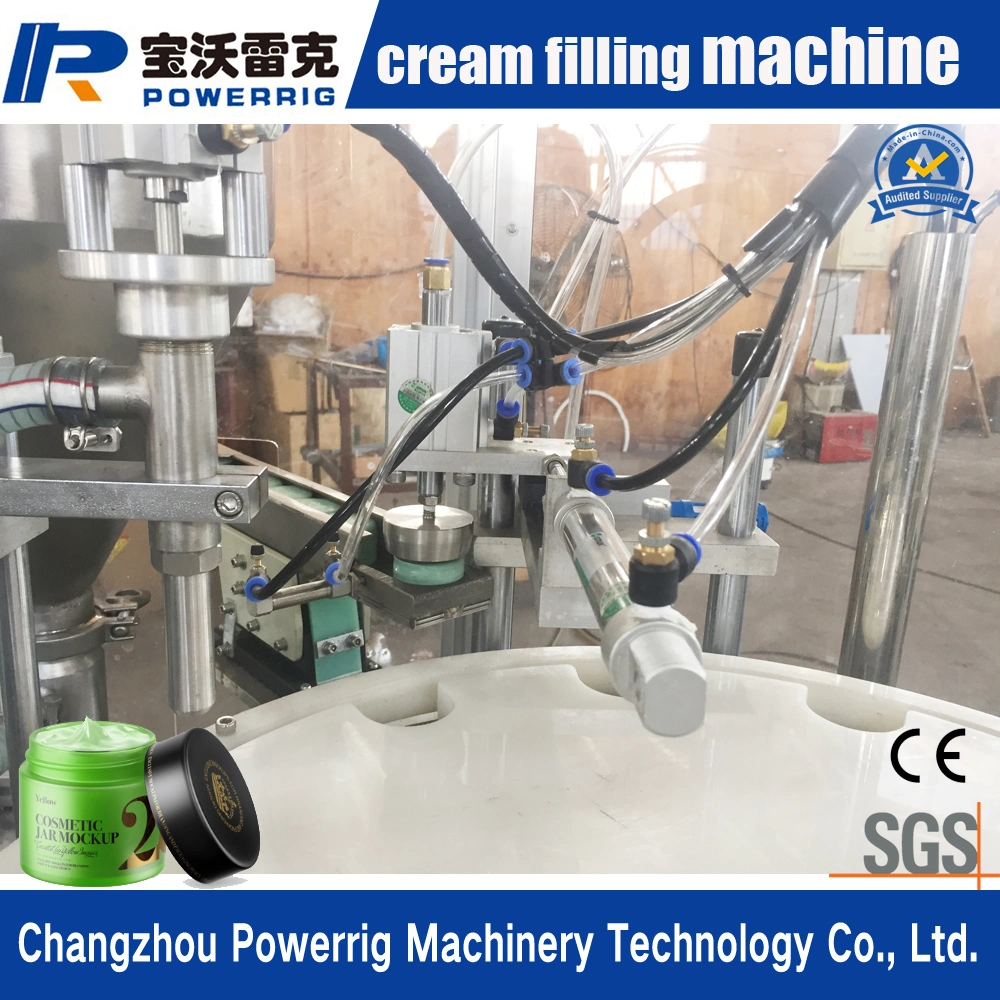 High Quality Cosmetic Makeup Cream Bottle Filling Capping Machine with Ce & SGS Certification