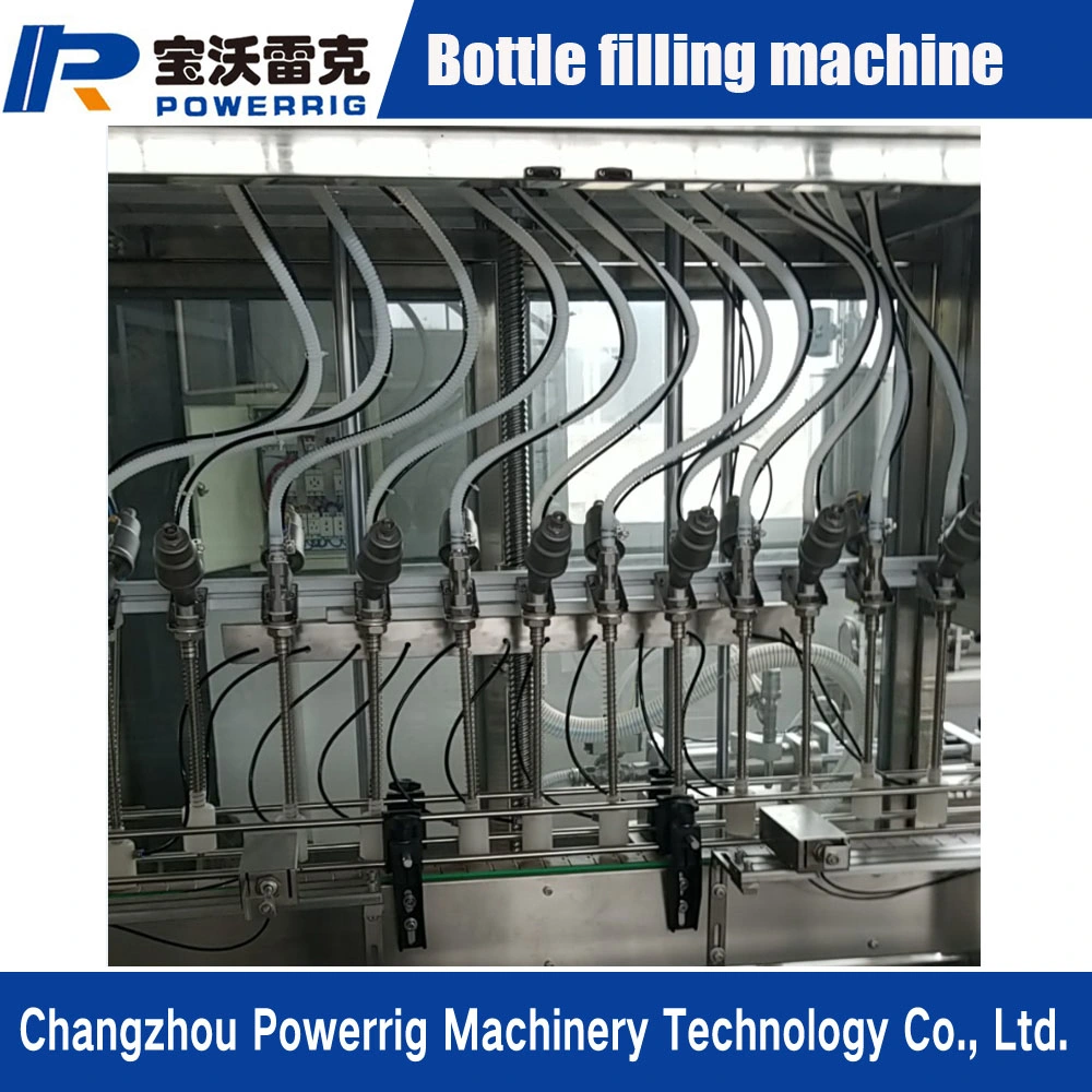 High Precision Automatic Filling Alcohol Liquid Alcohol Bottle Filling and Capping Machine