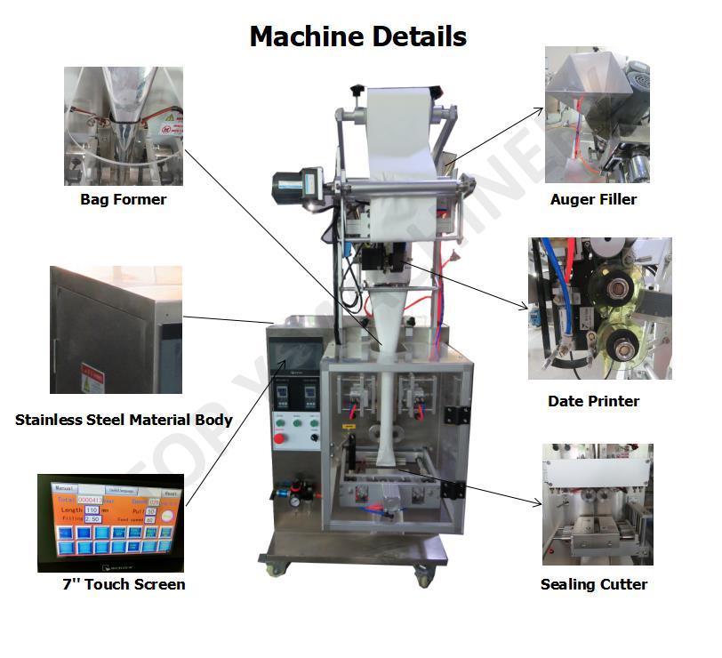 New Product Automatic Feeding Bleaching Washing Detergent Powder Packaging Machine