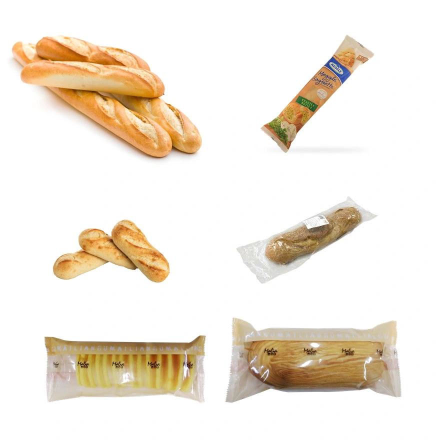 Semi Automatic Flow Packaging Machine for French Baguette/Bakery Product
