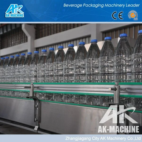 Automatic Water Bottle Machine Filling Line/Mineral Water Filling Capping and Packing System with Steadily Appearance
