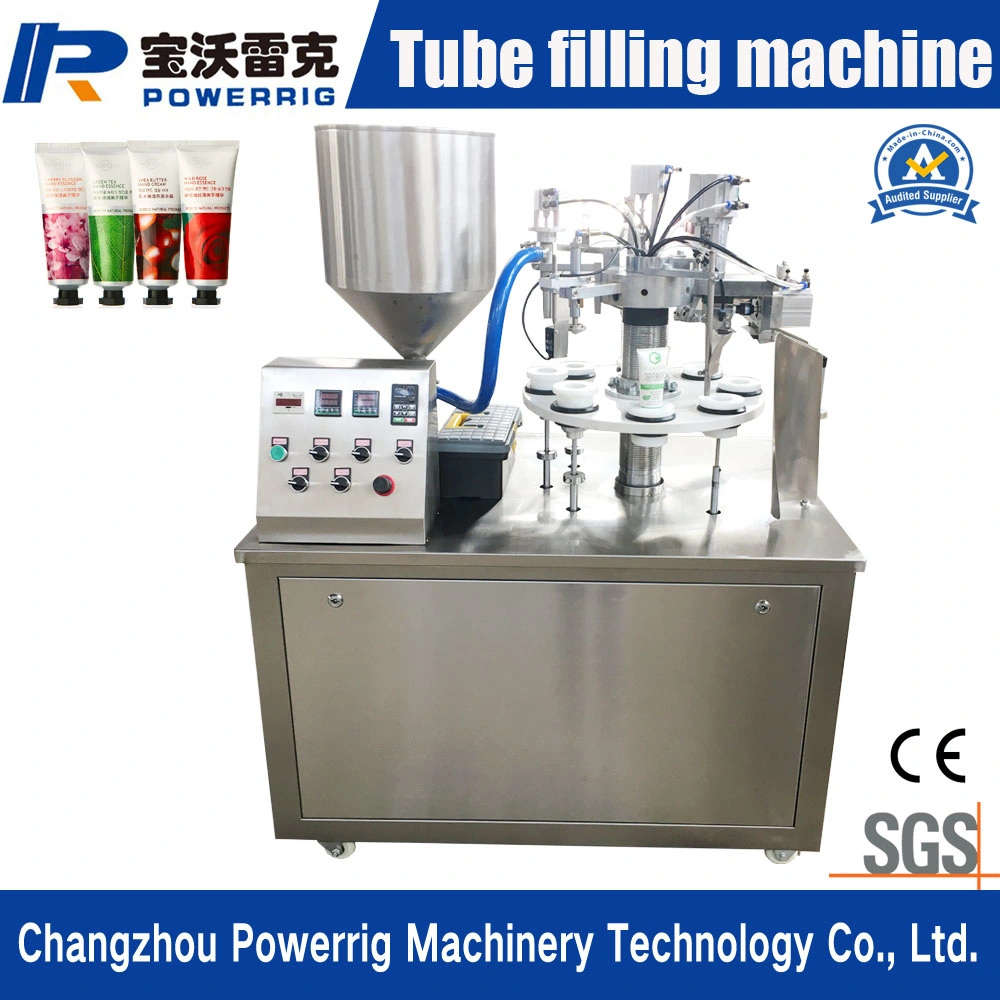 Manual Plastic Soft Tube Filler and Sealer Machinery for Toothpaste