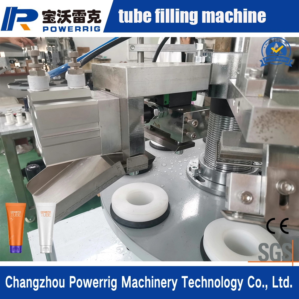 Automatic Plastic Laminated Toothpaste Soft Tube Filler Filling Sealing Machine
