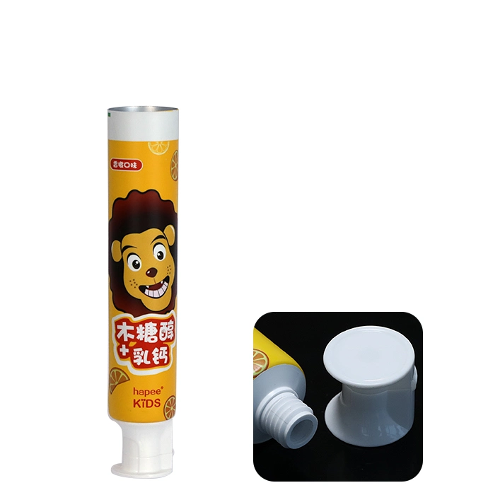 Customized Cosmetic Laminated Tube Packaging for Toothpaste Tubes Flip Top Cap