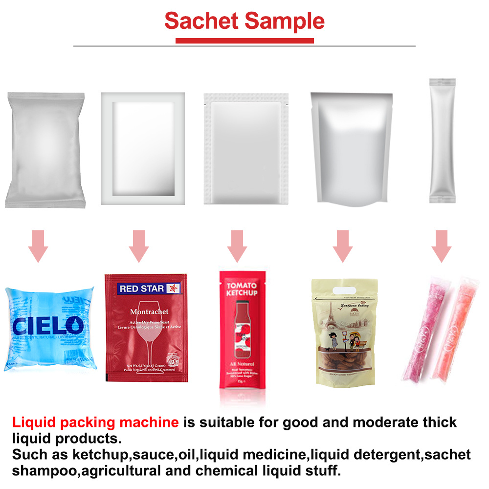 Liquid Sachet Machine Liquid Packing Machine Automatic Water Liquid Sachet Packaging Machine