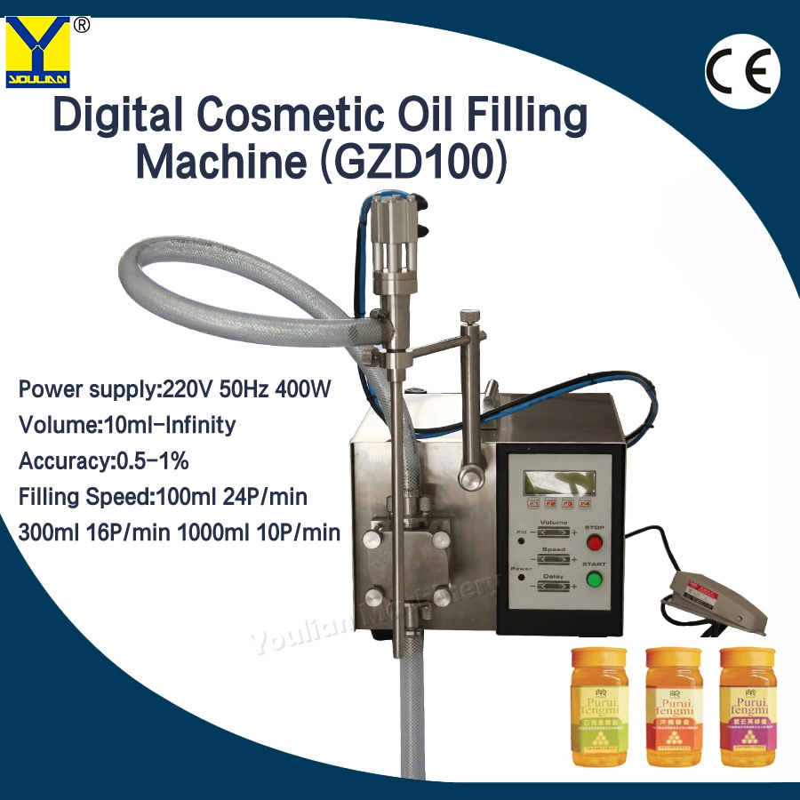 Digital Lotion Filling Machine From 10ml-10000ml (GZD100Q)