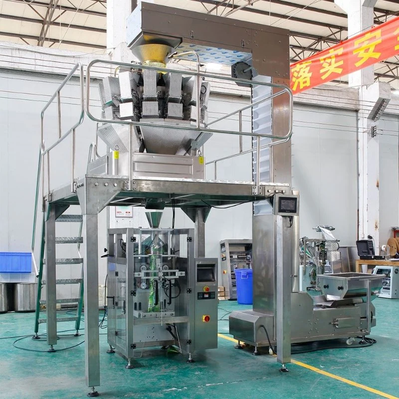 Multi Head Scale Packaging Machine Bread Bran Food Packaging Machine Ten Head Scale Packaging Machine Combination Called Automatic Packaging Machine
