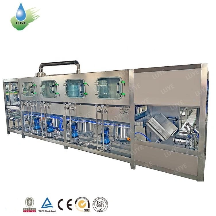Qgf-900 Automatic Pure Water Washing Filling Capping Machine 5 Gallon Filling Machine
