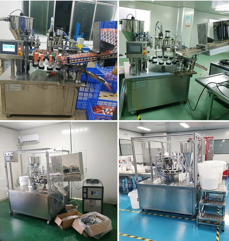 High Speed Cosmetic Plastic Tube Filling and Sealing Machine