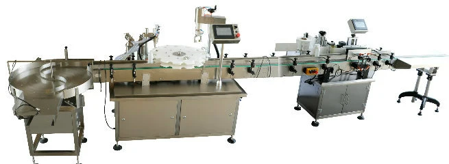 Automatic High Viscosity Liquid Filling and Sealing Machine Production Line