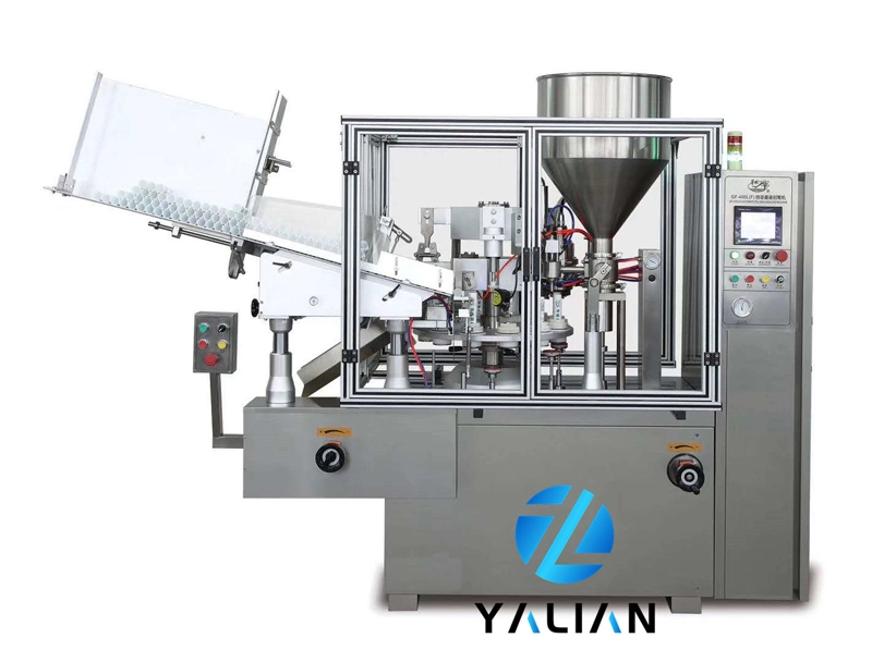 Semi-Auto Soft Tube Filling Sealing Machine for Pharmacy Cosmetic and Food